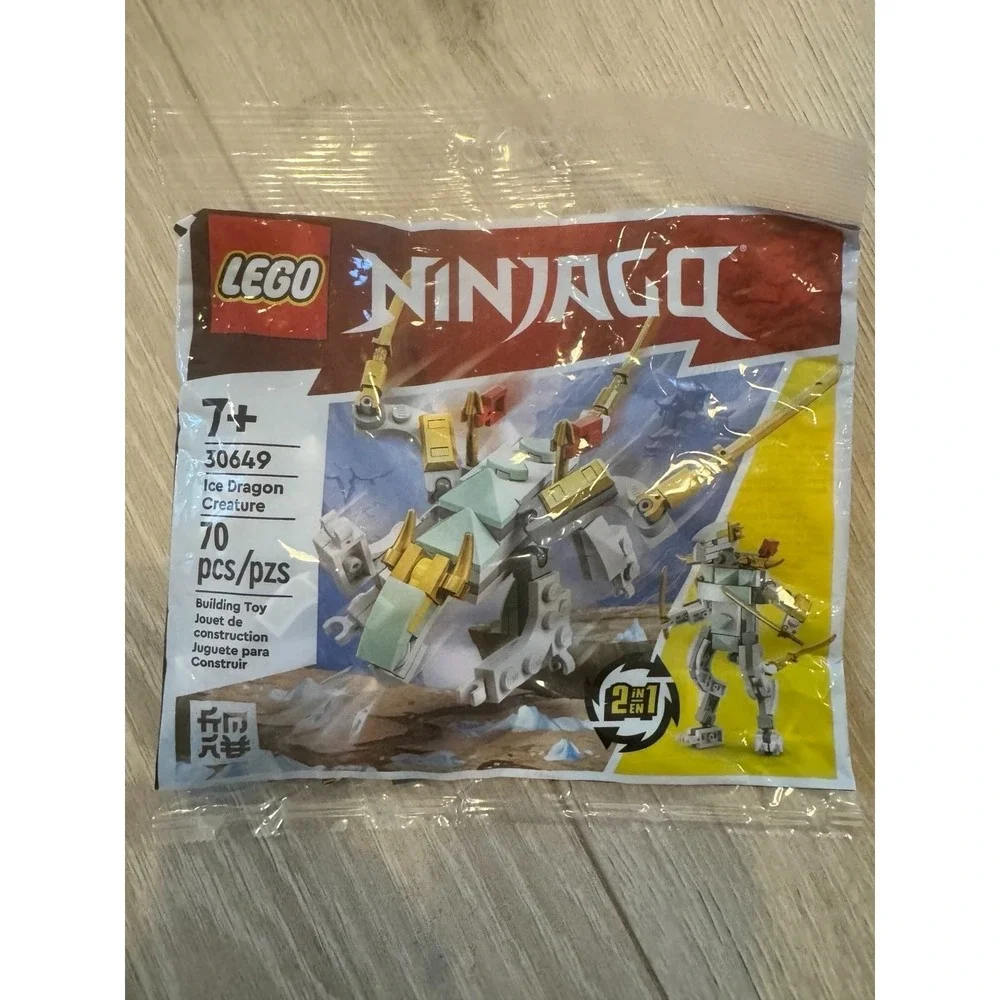 LEGO Ninjago 30649 Ice Dragon Creature Polybag 2-in-1 New Sealed 2023